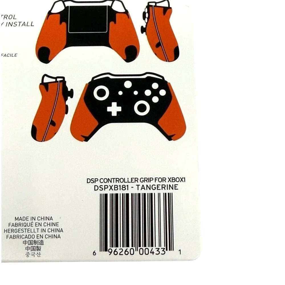 2 Pack Lizard Skins DSP Controller‎ Grip Xbox One Tangerine 0.5mm NEW